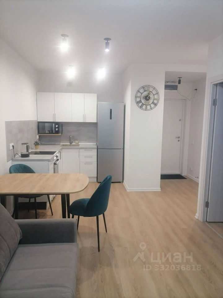 1-комнатная квартира, 33,5 м²