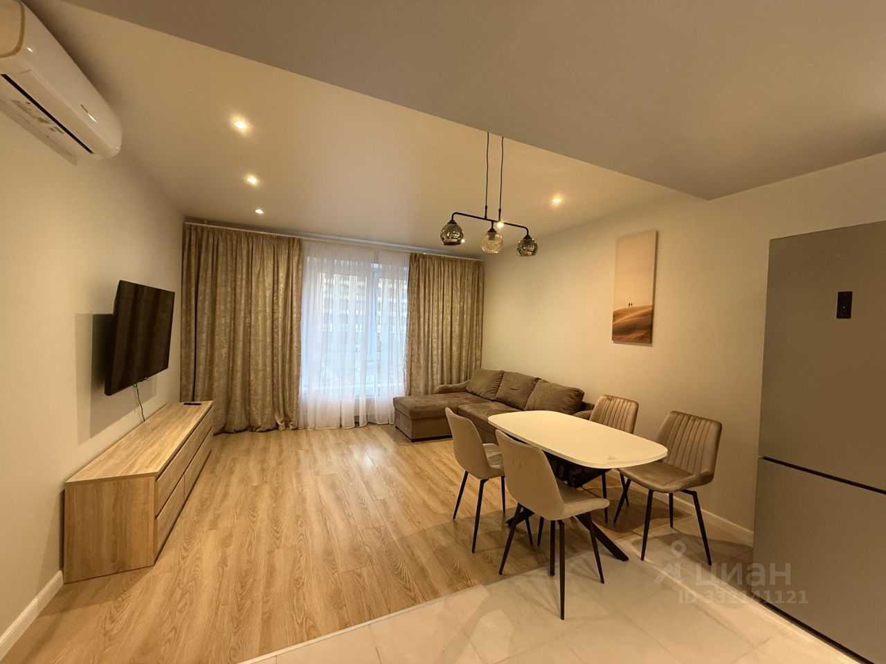 1-комнатная квартира, 43 м²