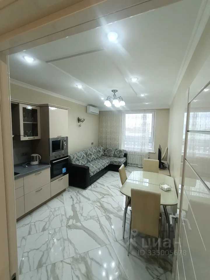 1-комнатная квартира, 43,7 м²
