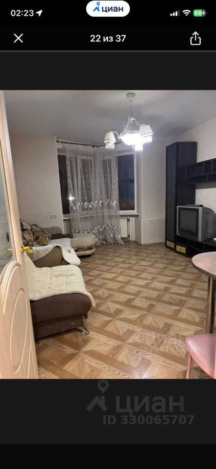 1-комнатная квартира, 38 м²