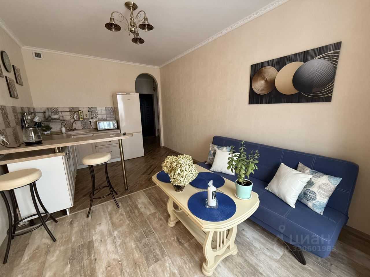 1-комнатная квартира, 38 м² — фотография 2