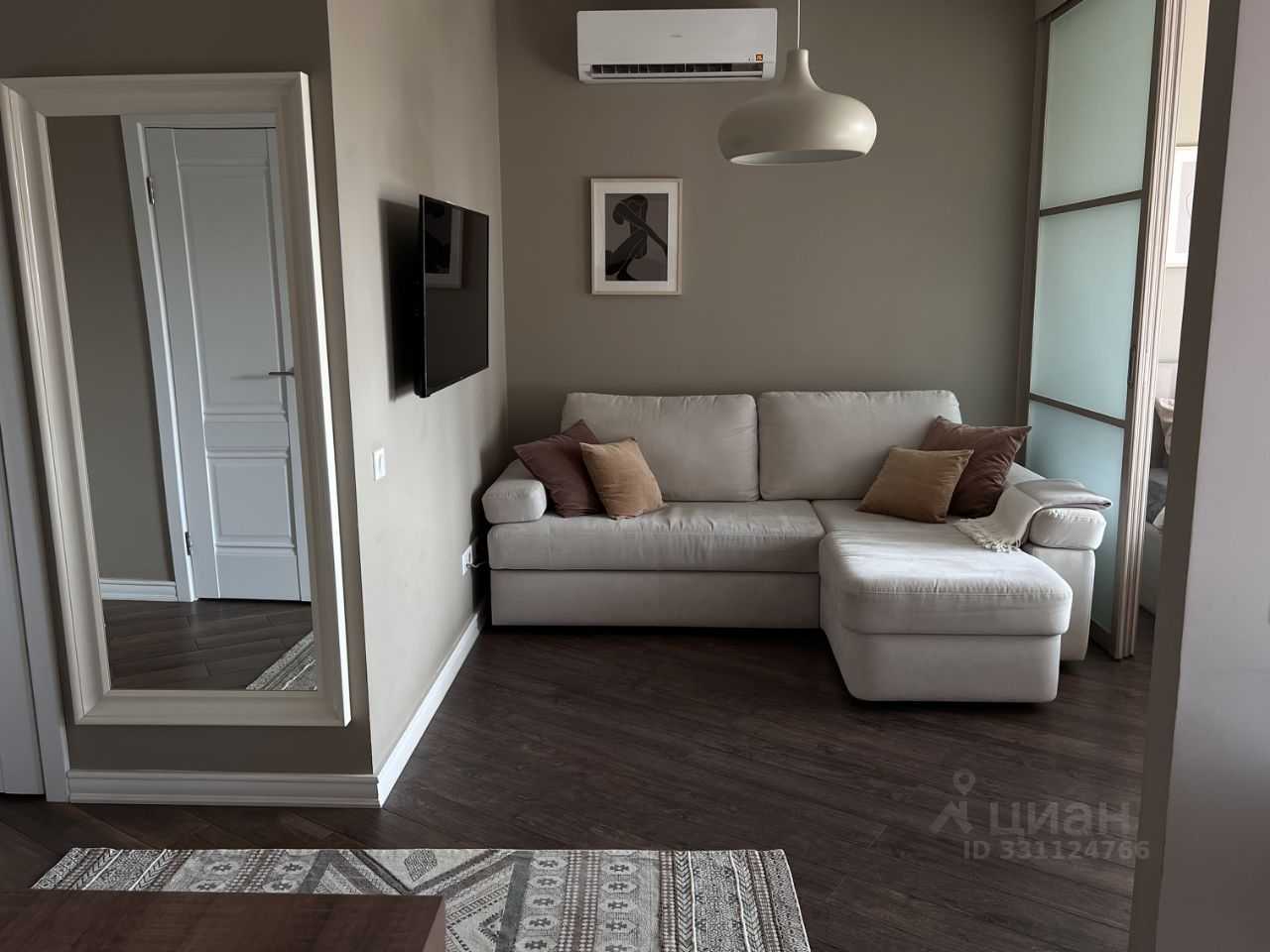 1-комнатная квартира, 36,4 м²