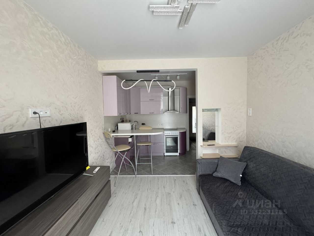 1-комнатная квартира, 36,1 м² — фотография 3