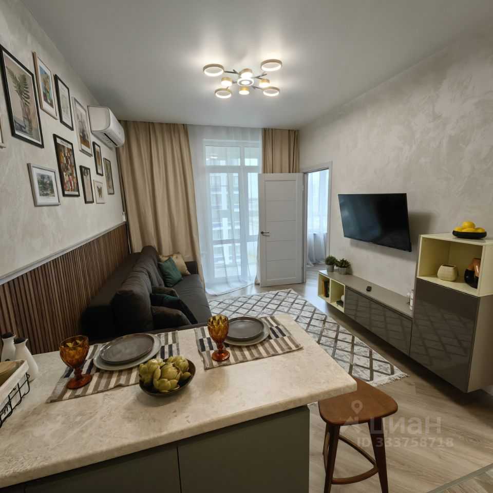 1-комнатная квартира, 38 м² — фотография 3