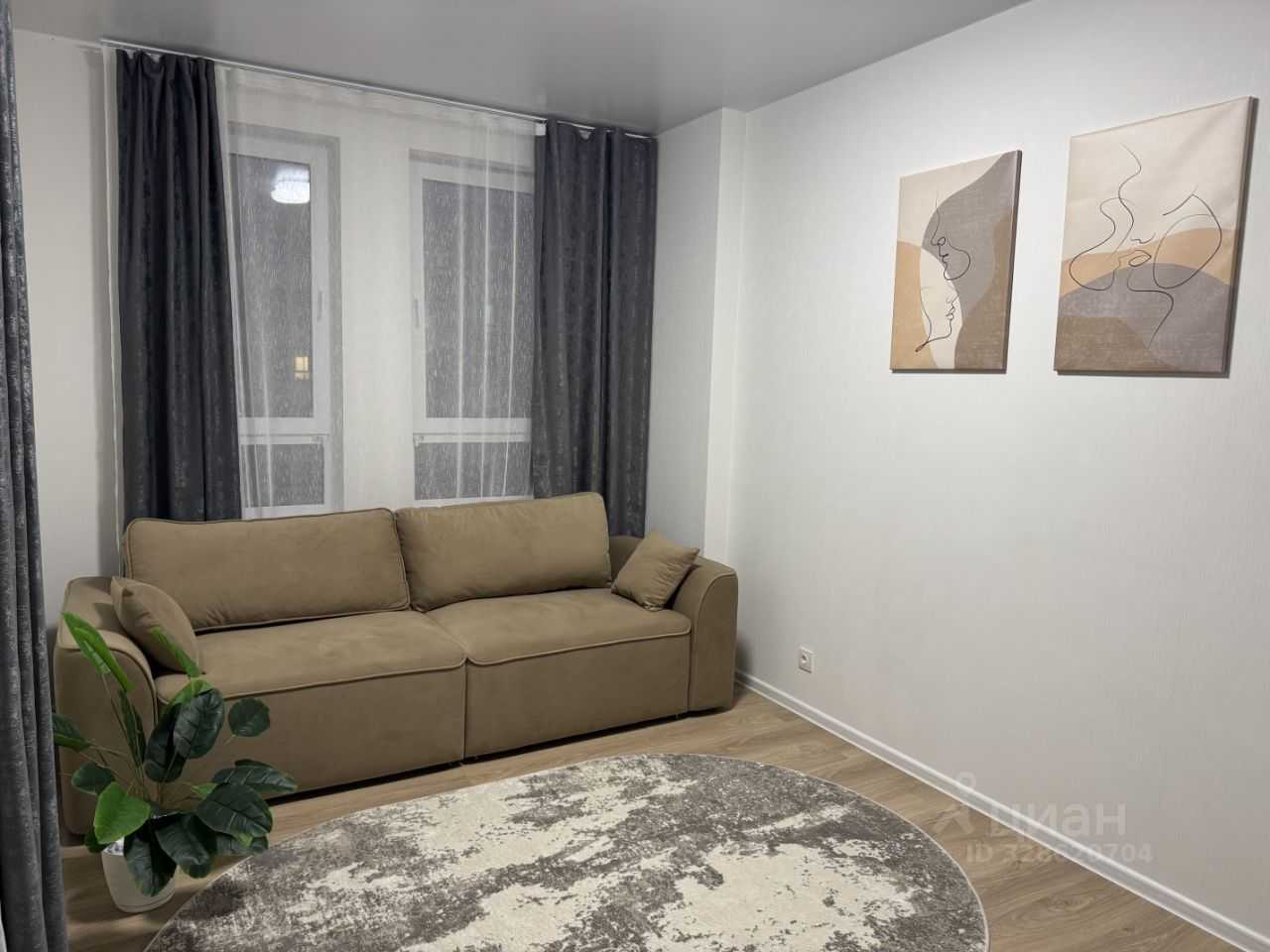 3-комнатная квартира, 63 м²