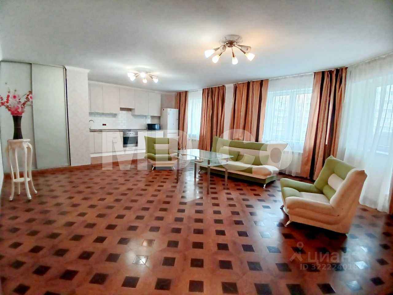 3-комнатная квартира, 104 м² — фотография 2
