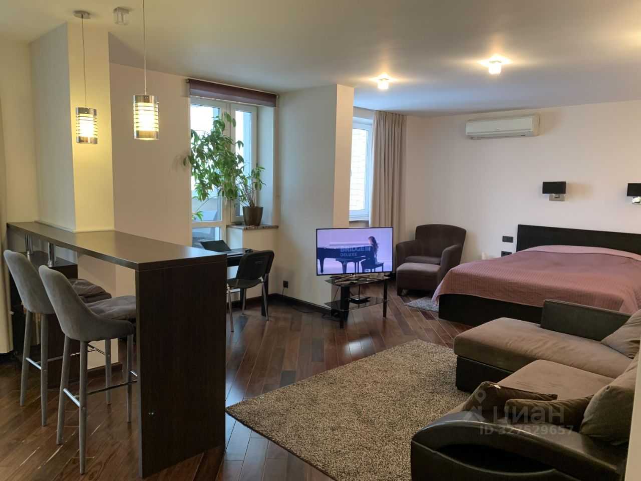 1-комнатная квартира, 55 м²