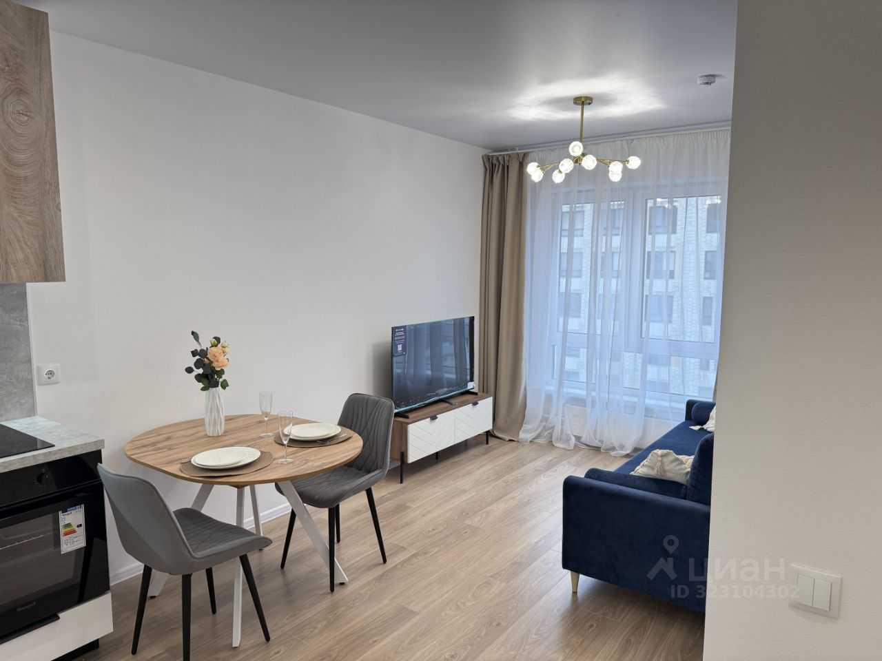1-комнатная квартира, 32,4 м² — фотография 2