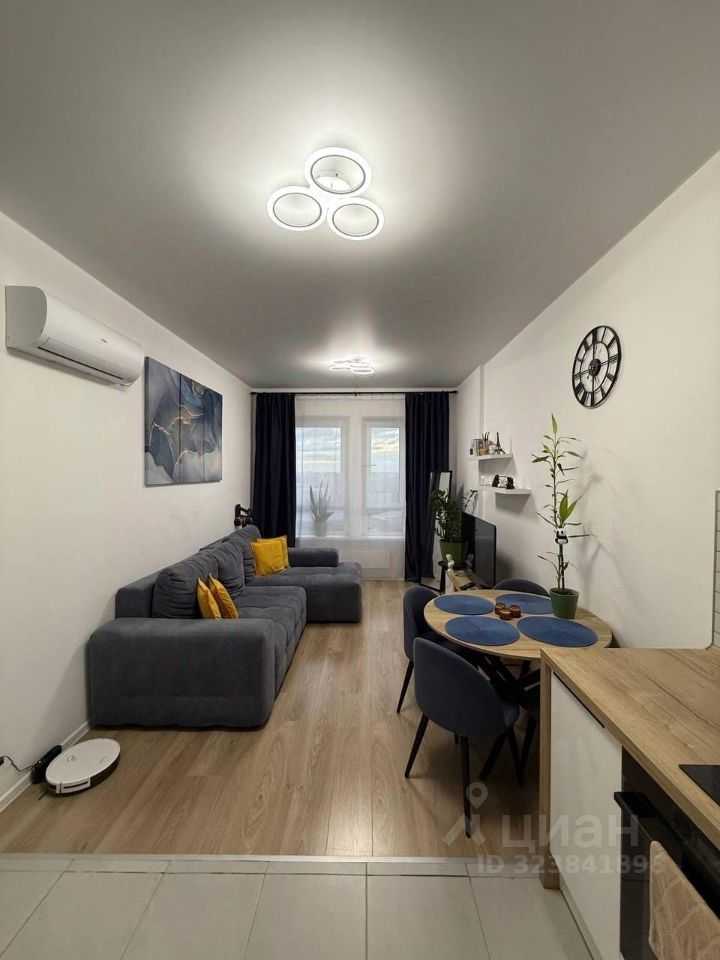 1-комнатная квартира, 38,8 м² — фотография 2