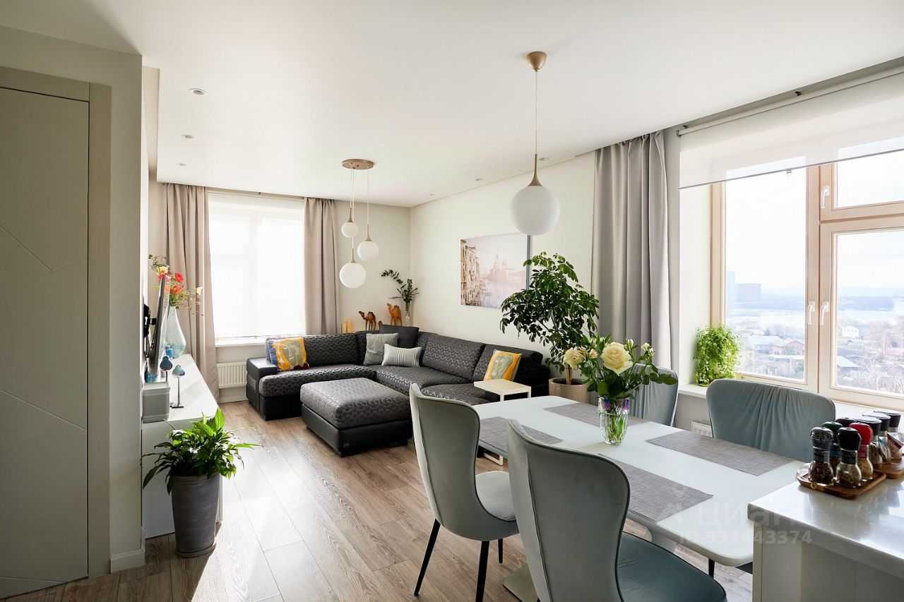 2-комнатная квартира, 55 м² — фотография 3