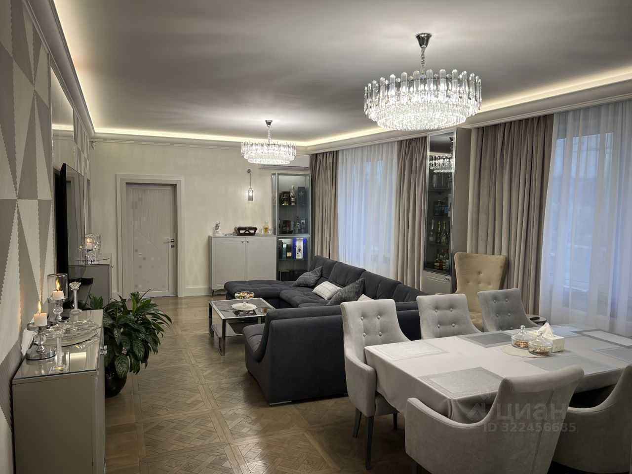 4-комнатная квартира, 160 м²
