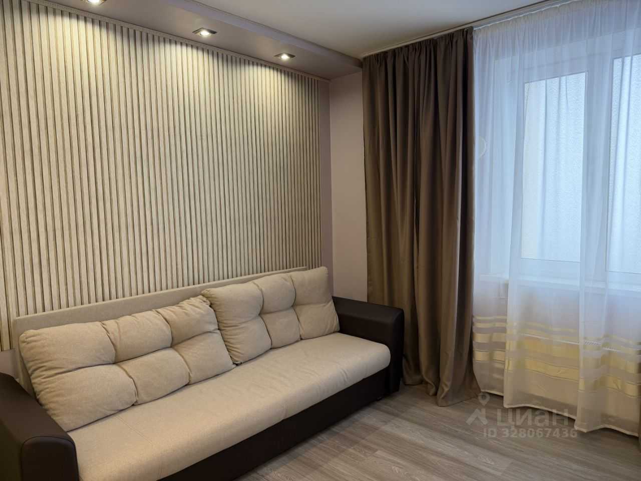 1-комнатная квартира, 52,4 м²