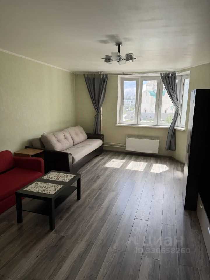 1-комнатная квартира, 52,8 м²