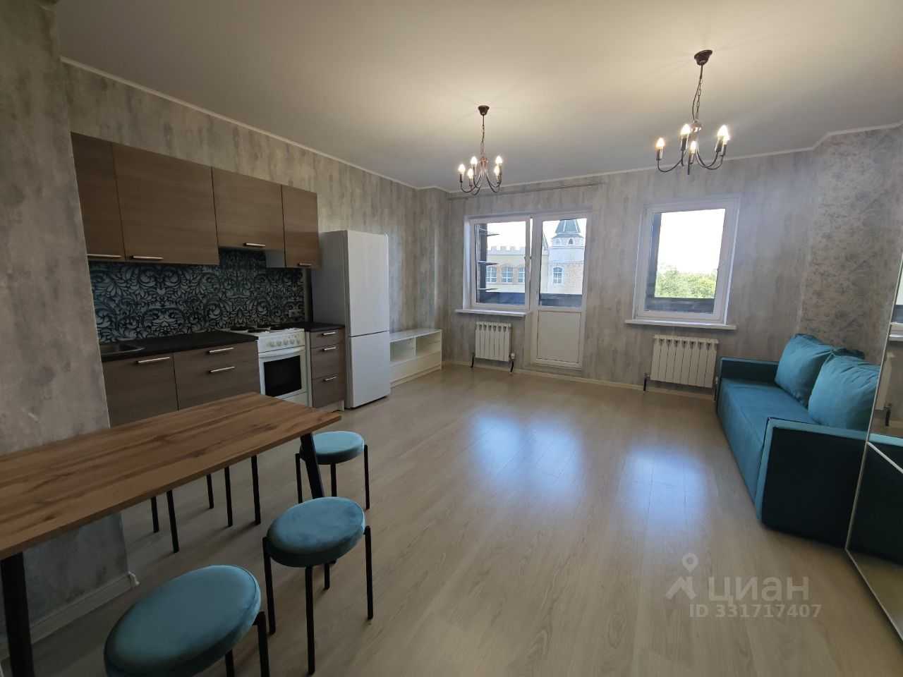 1-комнатная квартира, 49,1 м²