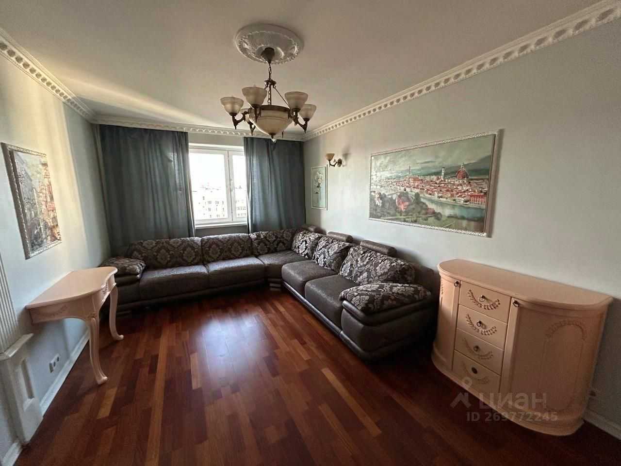 3-комнатная квартира, 87 м²