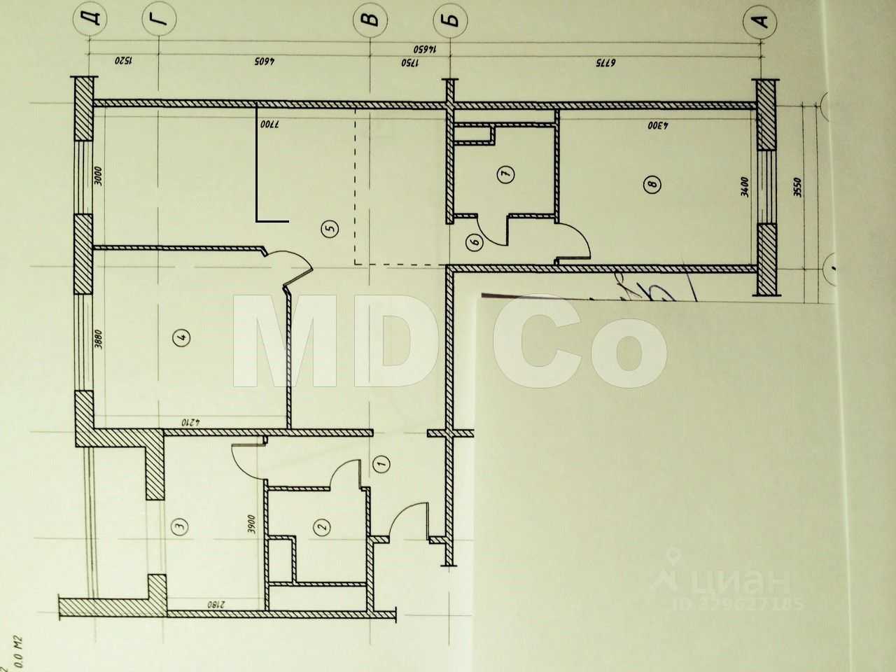 3-комнатная квартира, 100 м² — фотография 3
