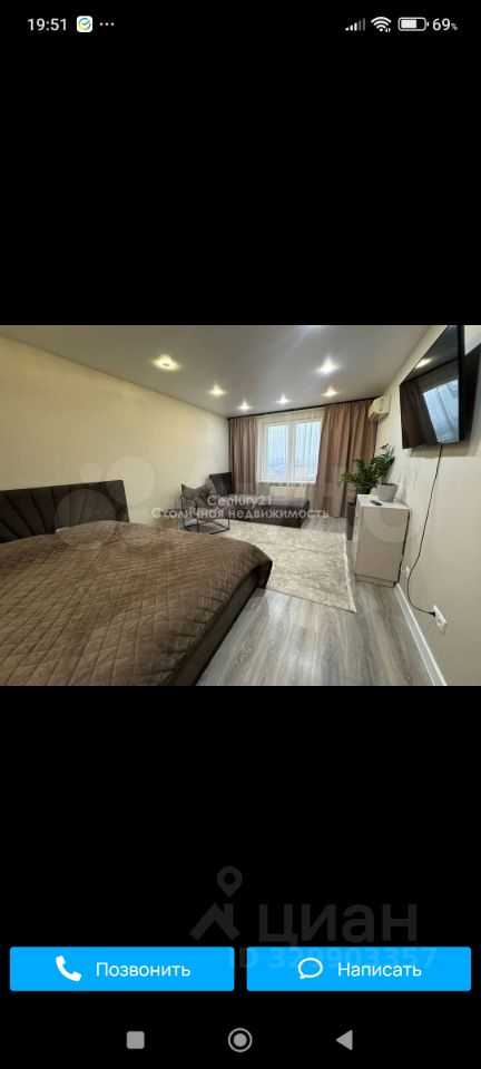 1-комнатная квартира, 51 м² — фотография 2