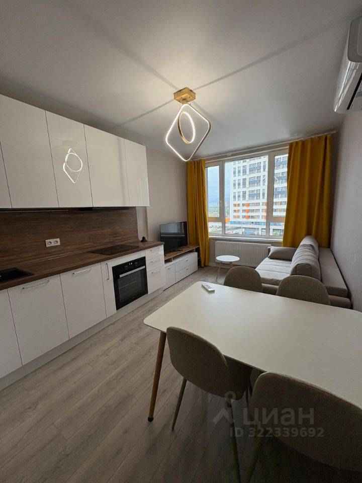 1-комнатная квартира, 37,7 м²