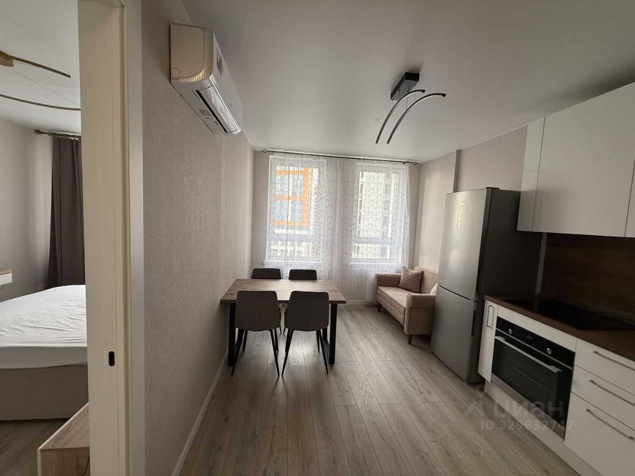 1-комнатная квартира, 35,4 м²