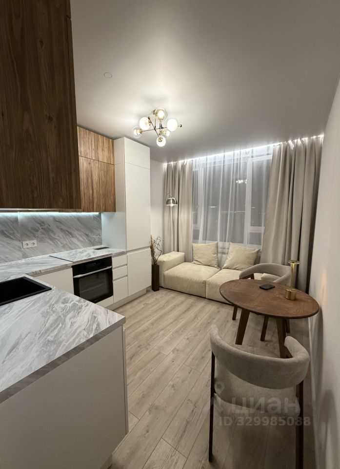 1-комнатная квартира, 33,3 м²