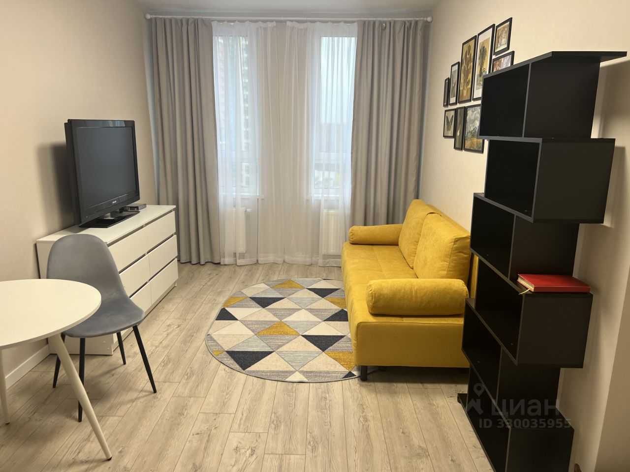 1-комнатная квартира, 36 м² — фотография 2