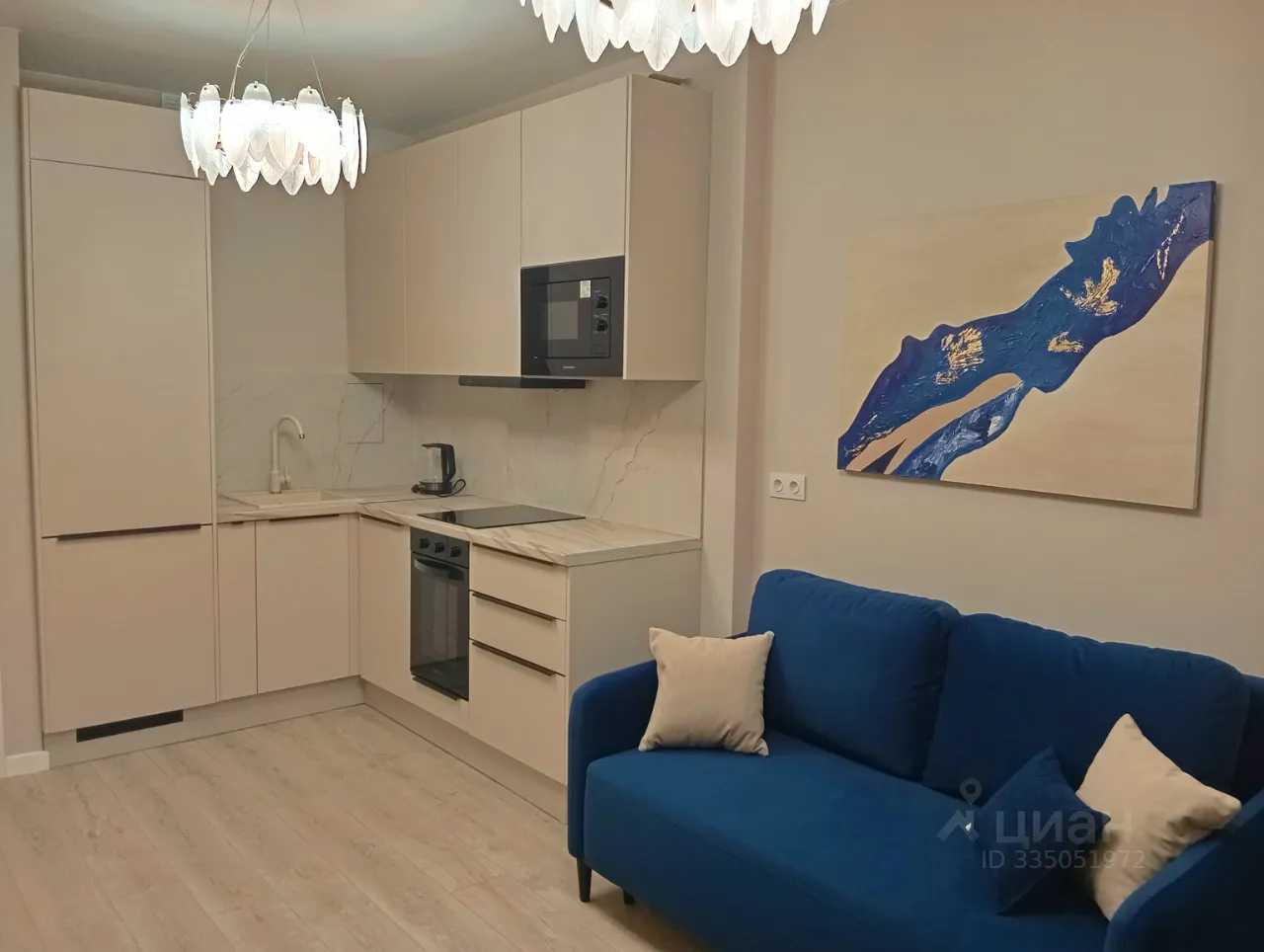 1-комнатная квартира, 34,4 м² — фотография 2