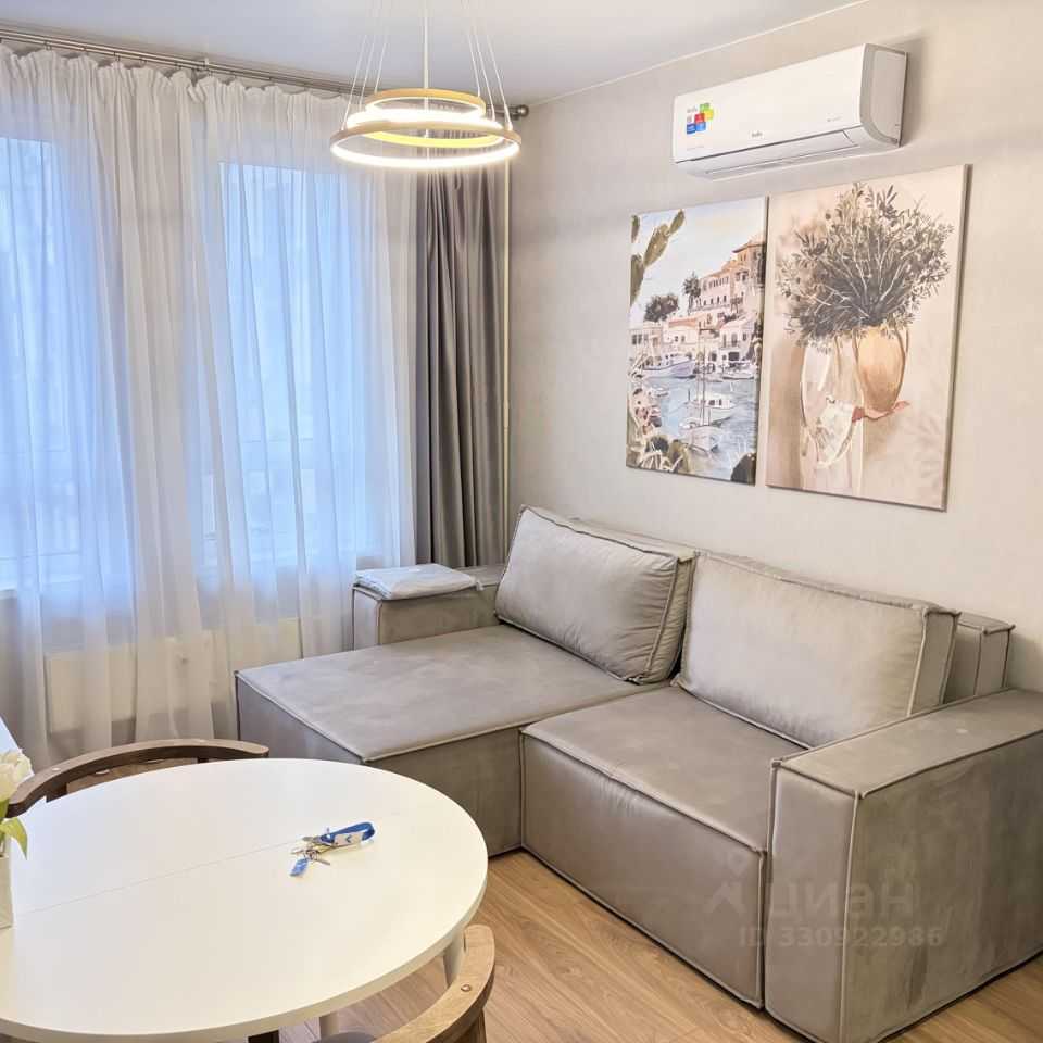 1-комнатная квартира, 38 м²
