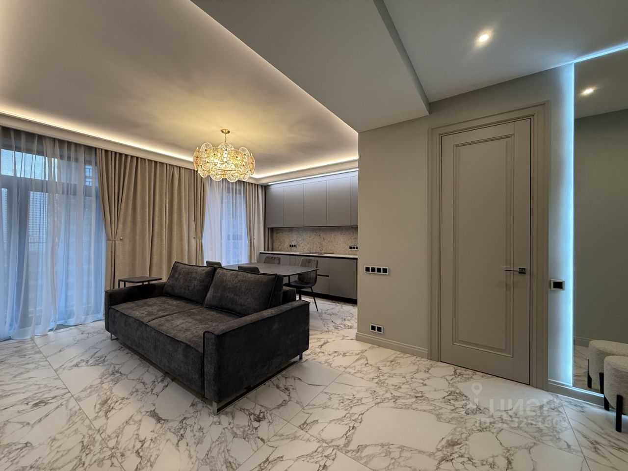 3-комнатная квартира, 90 м²