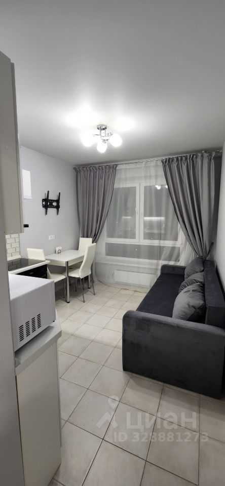 1-комнатная квартира, 33,5 м²