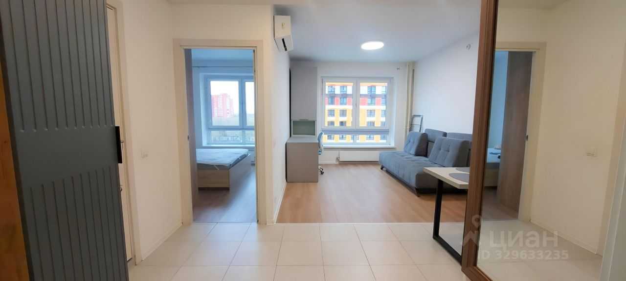 1-комнатная квартира, 35,3 м²