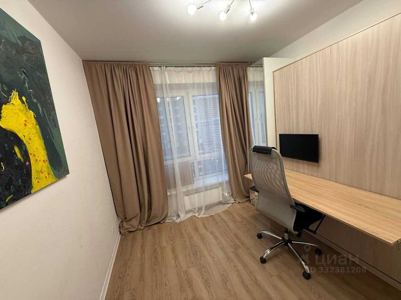 1-комнатная квартира, 35,3 м² — фотография 2