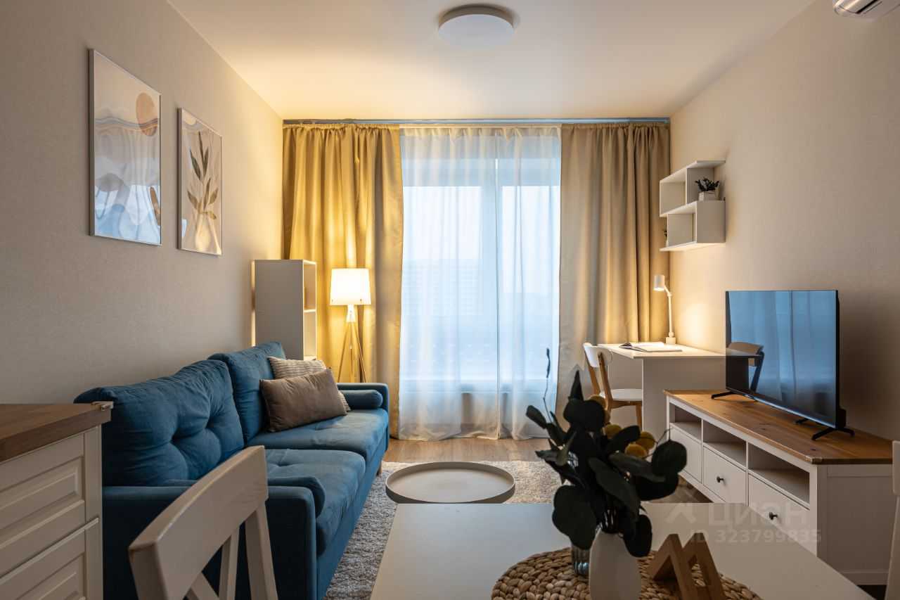 1-комнатная квартира, 35,6 м²