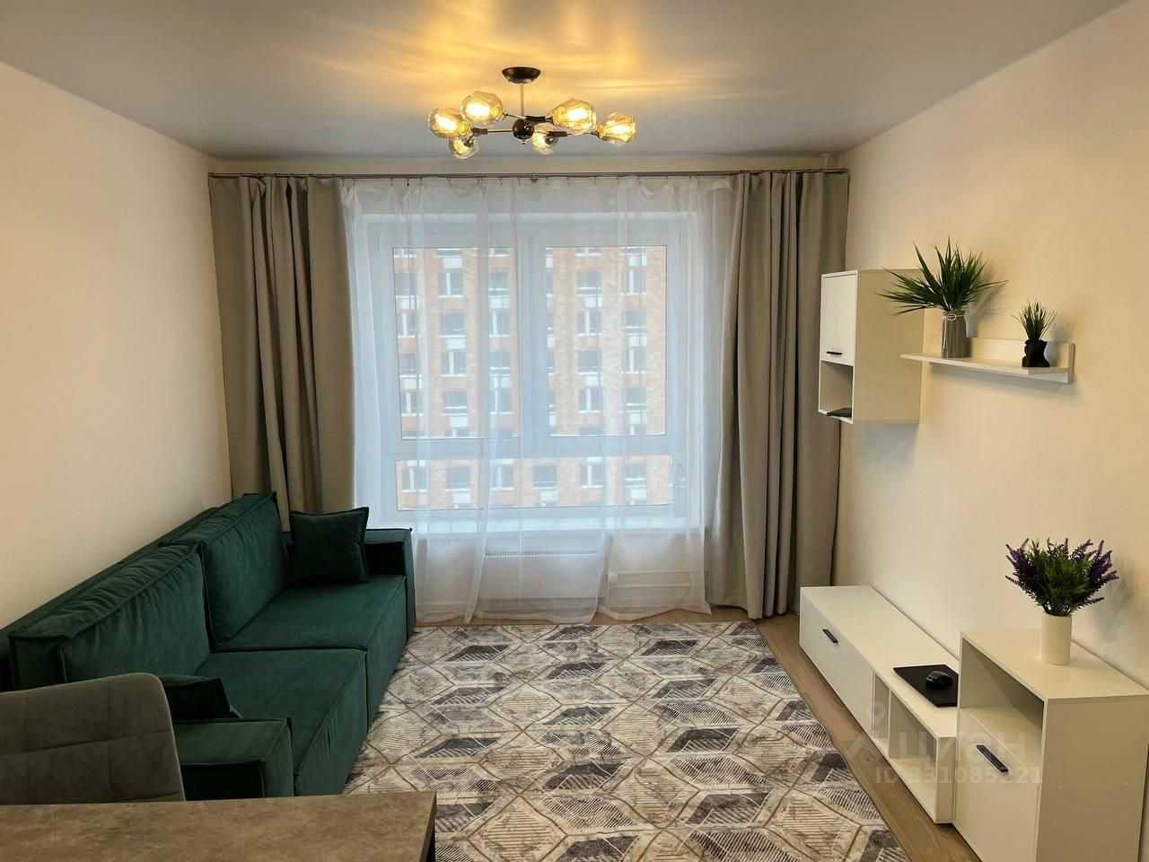 1-комнатная квартира, 39 м²
