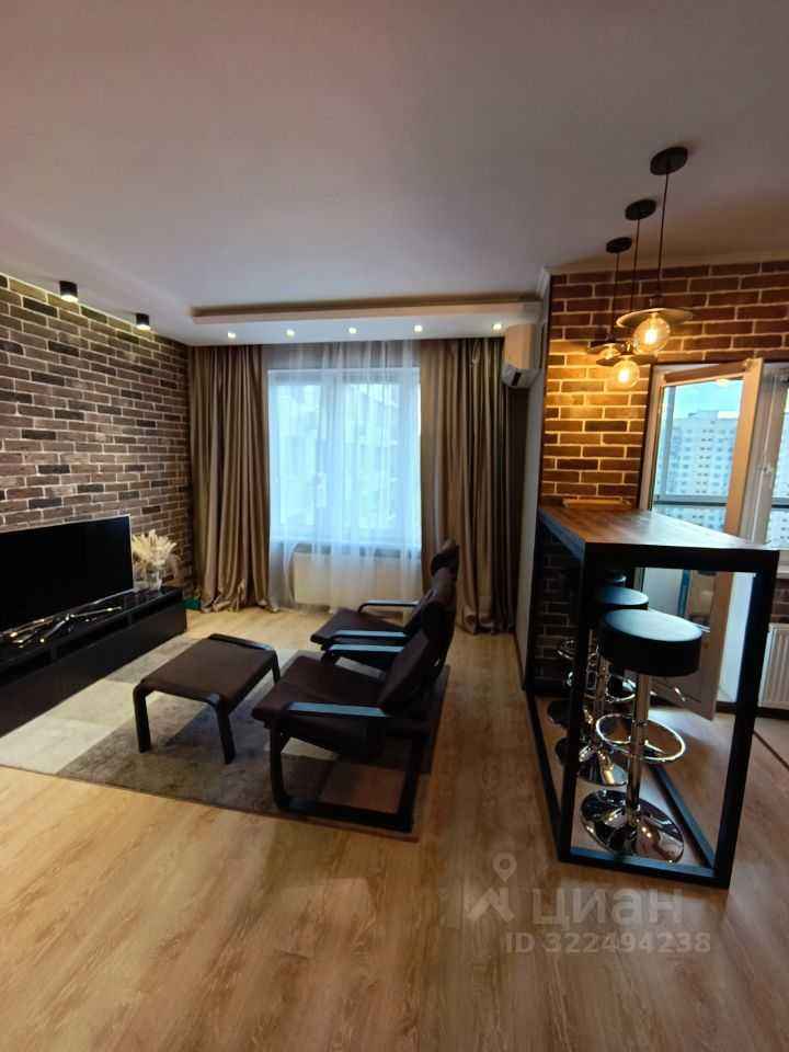 1-комнатная квартира, 40 м² — фотография 2