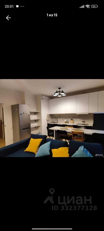 3-комнатная квартира, 63 м² — фотография 2