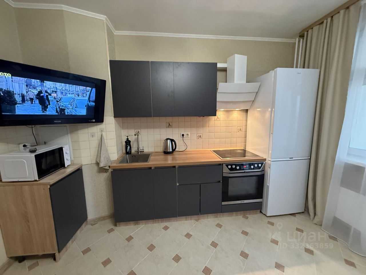 1-комнатная квартира, 52,3 м² — фотография 2
