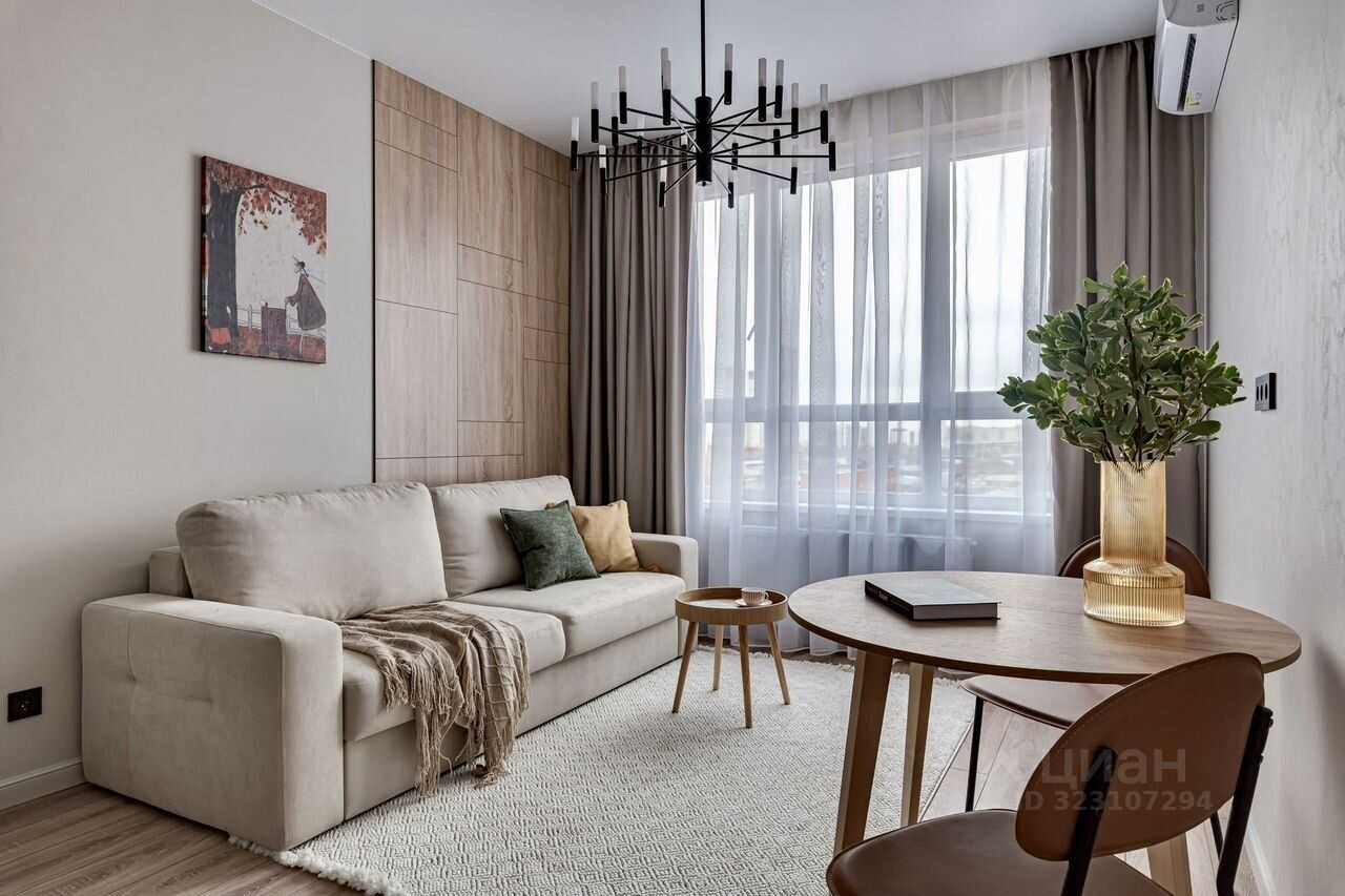 1-комнатная квартира, 43 м²