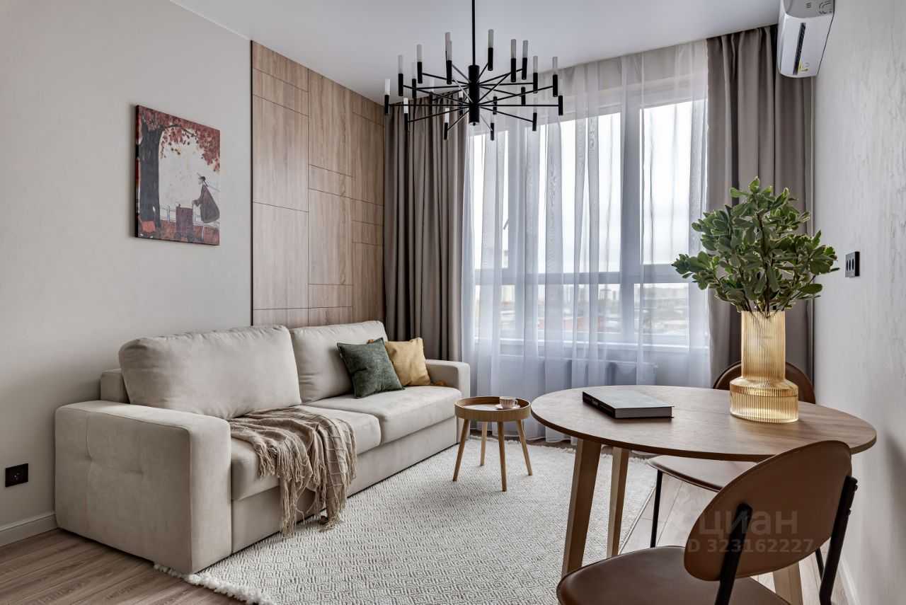 1-комнатная квартира, 43 м²