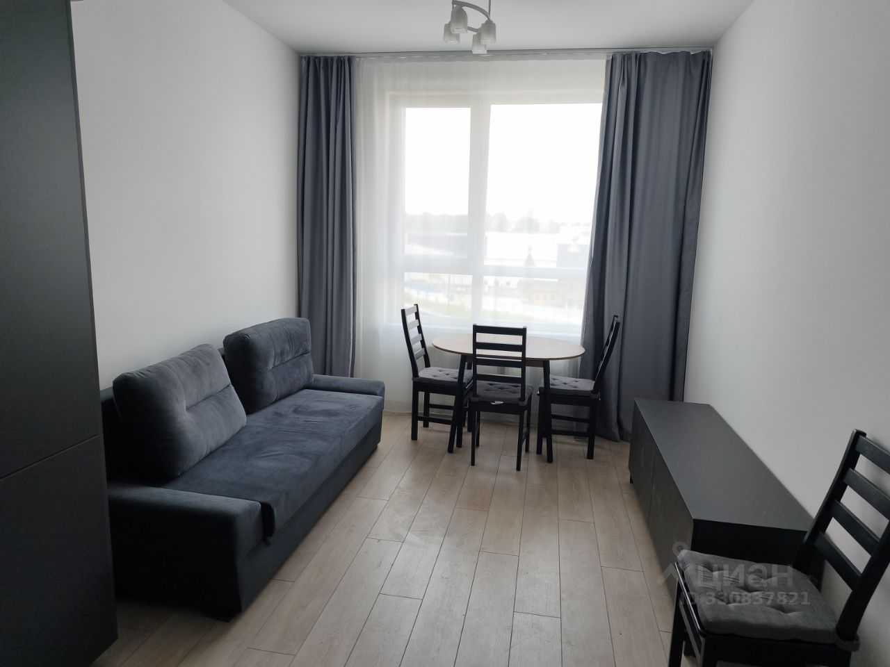 1-комнатная квартира, 38 м²