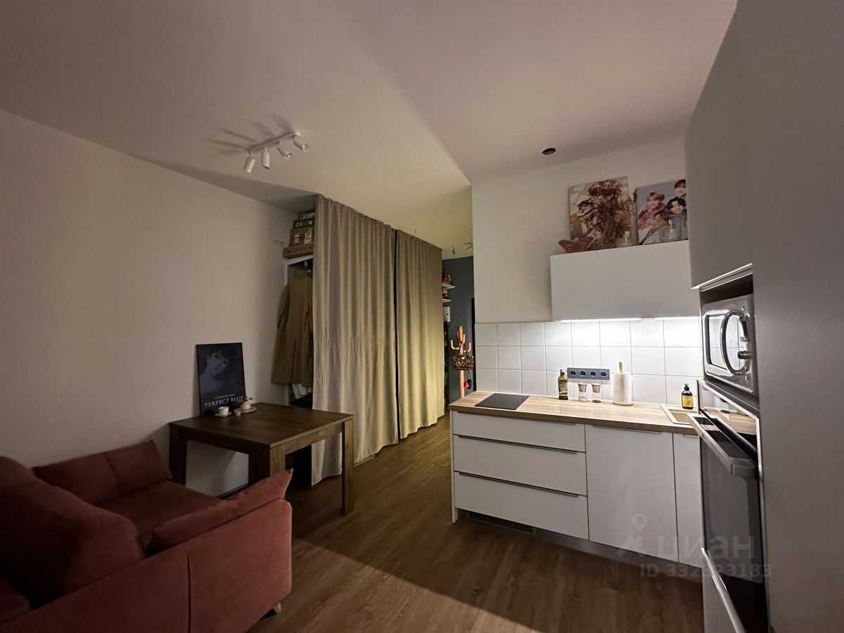 1-комнатная квартира, 32,9 м²
