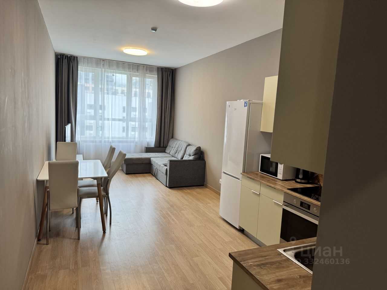 3-комнатная квартира, 64 м²