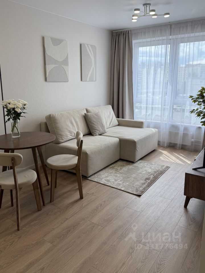 1-комнатная квартира, 34,7 м²