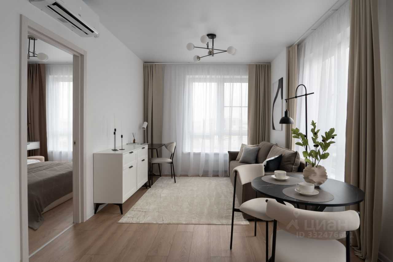 1-комнатная квартира, 43 м²