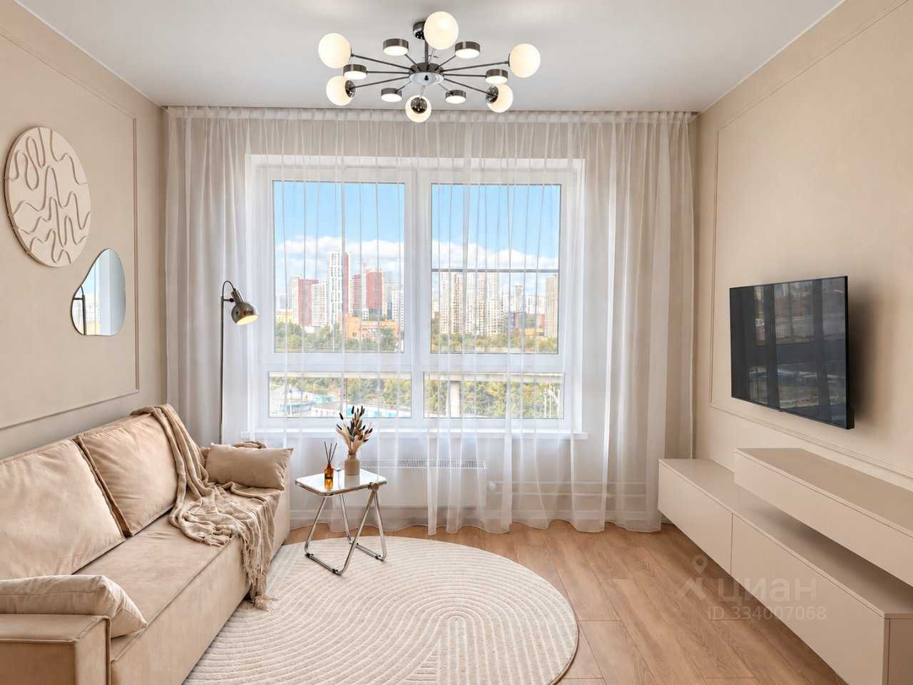 1-комнатная квартира, 38 м² — фотография 2