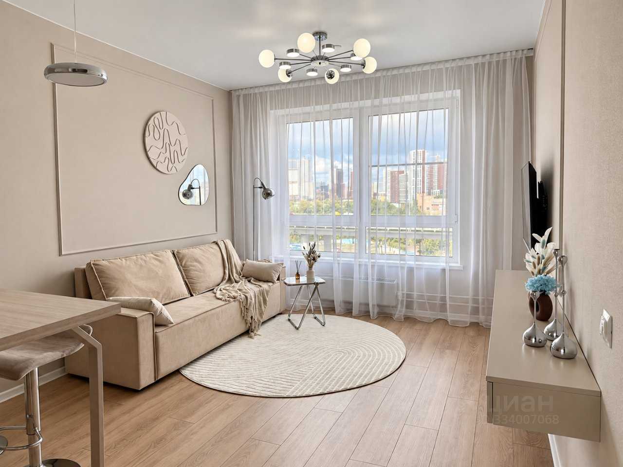 1-комнатная квартира, 38 м²