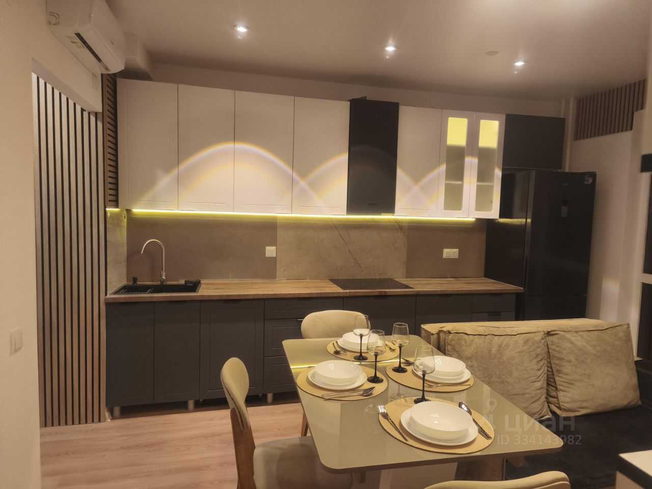 3-комнатная квартира, 55,4 м²