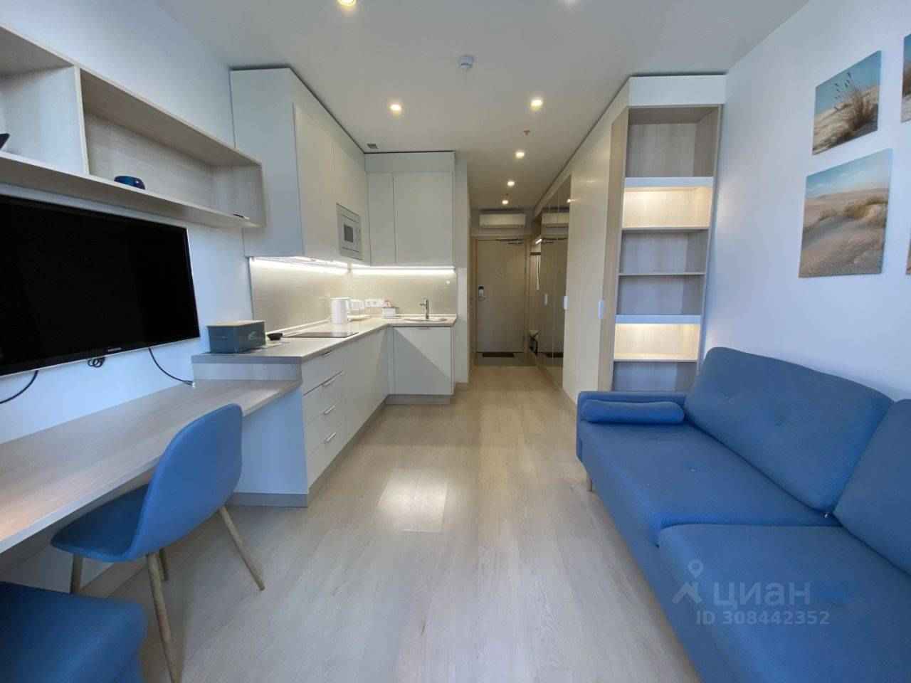 1-комнатная квартира, 22 м²