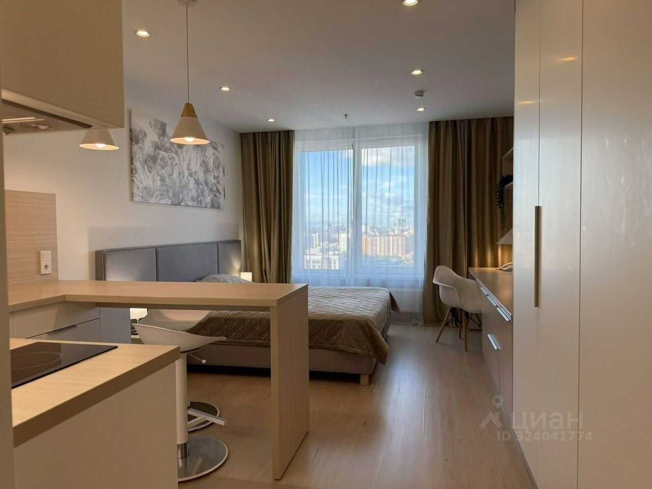 1-комнатная квартира, 28 м²