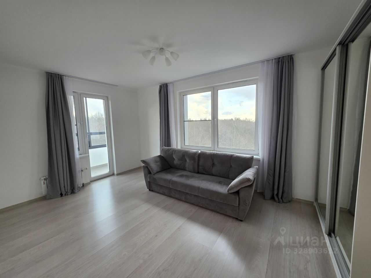 2-комнатная квартира, 55,8 м²