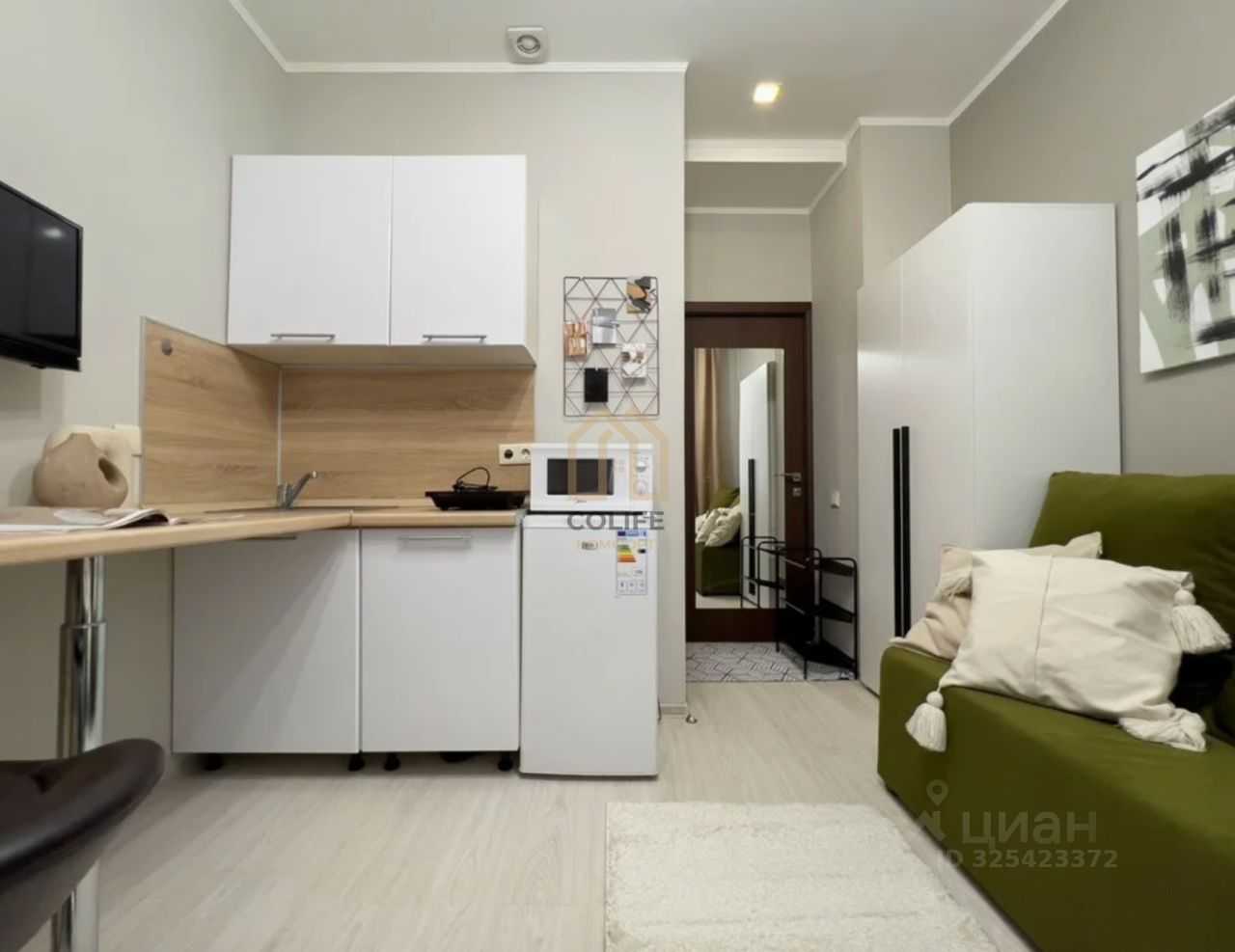 1-комнатная квартира, 14 м²